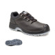 Chaussure de sécurité basse coverguard stone taille 38 marron cuir semelle résistante à l'abrasion crampons saillants 