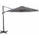 Parasol déporté en aluminium 350 cm vita - Couleur au choix Gris