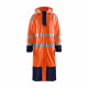 Manteau de pluie imperméable blaklader haute visibilité classe 3 - Taille et coloris au choix Orange-Marine