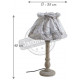 Lampe bois et metal tradition 