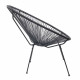Chaise design en polyethylène mexico - Couleur au choix 