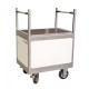 Chariot niveau constant polypropylène, 800 x 600 mm 
