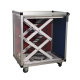 Chariot niveau constant polypropylène, 650 x 450 mm, 25 kg 
