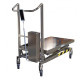 Table élévatrice électrique inox 304 L à vis sans fin, 100 kg 