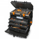 Beta tools chariot à outils avec 4 tiroirs c14 58x38x48,5 cm 021140000 
