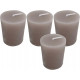 Bougies oslo (lot de 4) - Coloris au choix Taupe
