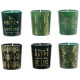 Coffret 6 bougies à la vanille "a wonderful life" 