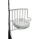 Ensemble cage rétro pour oiseaux marthe 45 cm avec pieds 
