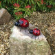 Coccinelle décorative en métal grand modèle 