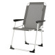 Chaise de camping pliable de luxe ancona compact gris 