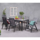 Garden impressions chaise de jardin inclinable gala gris 00300gt 