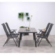 Garden impressions chaise de jardin inclinable limone gris 07220gt 