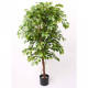 Ficus artificiel deluxe 140 cm en pot 