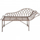 Esschert design chaise longue métal old english style mf016 