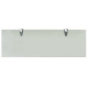 Étagère armoire meuble design murale en verre - Dimension et couleur au choix Dépoli opaque|60 x 20
