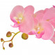 Plante artificielle avec pot orchidée 65 cm rose 