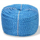 Corde de travail 100 m polypropylène - Couleur et diamètre au choix Bleu