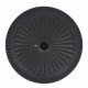 Pied base socle de parasol résine rond diamètre 38 et 48 mm noir 14 kg  