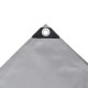 Bâche drap de camping protection jardin couverture remorque 3 x 5 m gris  