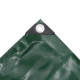 Bâche 3x3 m drap de camping protection jardin couverture remorque vert  