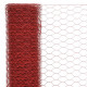 Grillage Acier avec revêtement en PVC 25x0,5 m Rouge 