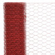 Grillage Acier avec revêtement en PVC 25x1 m Rouge 