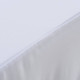 Nappes élastiques de table avec jupon 2 pcs 183x76x74cm blanc 