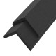 Cornière de terrasse 5 pcs wpc 170 cm - Couleur au choix Noir