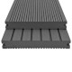 Panneaux de terrasse solides et accessoires wpc 10m² 2,2 m gris 