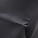 Vidaxl chaise longue cuir synthétique noir 