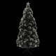 Arbre de Noël pré-éclairé avec support 150 cm fibre optique 