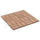 Carreaux de terrasse 22 pcs 30 x 30 cm 2 m² wpc - Couleur au choix 