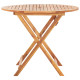 Table pliable de jardin 90x75 cm bois d'acacia massif 