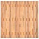 Table basse de jardin 60x60x36 cm bois solide d'acacia 