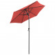 Parasol Terre cuite 200x211 cm Aluminium 