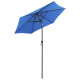 Parasol 200x211 cm aluminium - Couleur au choix 