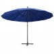 Parasol suspendu Bleu 3 m Mât en aluminium 