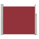 Auvent latéral rétractable de patio 100x300 cm - Couleur au choix Rouge
