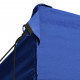 Tente de réception pliable avec 3 parois 3x4 m Acier Bleu 