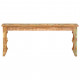 Banc 110 x 35 x 45 cm bois de récupération massif 