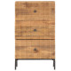 Buffet 45x30x75 cm bois de manguier massif 