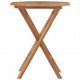 Table pliable de jardin 60x60x75 cm bois de teck solide 