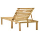 Chaise longue bois de pin imprégné 