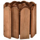 Rouleau de bordure 120 cm bois de pin imprégné –Couleur au choix Bois-foncé