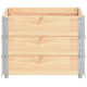 Colliers de palette 3 pcs 60x80 cm bois de pin solide 