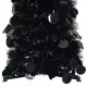 Sapin de Noël artificiel escamotable Noir 180 cm PET 