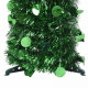 Sapin de Noël artificiel escamotable Vert 120 cm PET 