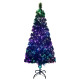 Sapin de Noël artificiel avec support Vert 180 cm PVC 