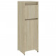 Armoire de salle de bain chêne sonoma 30x30x95 cm aggloméré 