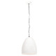 Lampe suspendue industrielle 25 w blanc rond 42 cm e27 